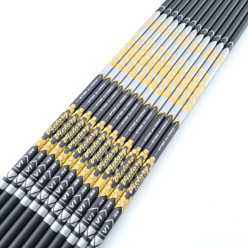 12PCS V1  Spine 350 400 450 50 - Arrow Carbon Shaft ulasan dan harga
