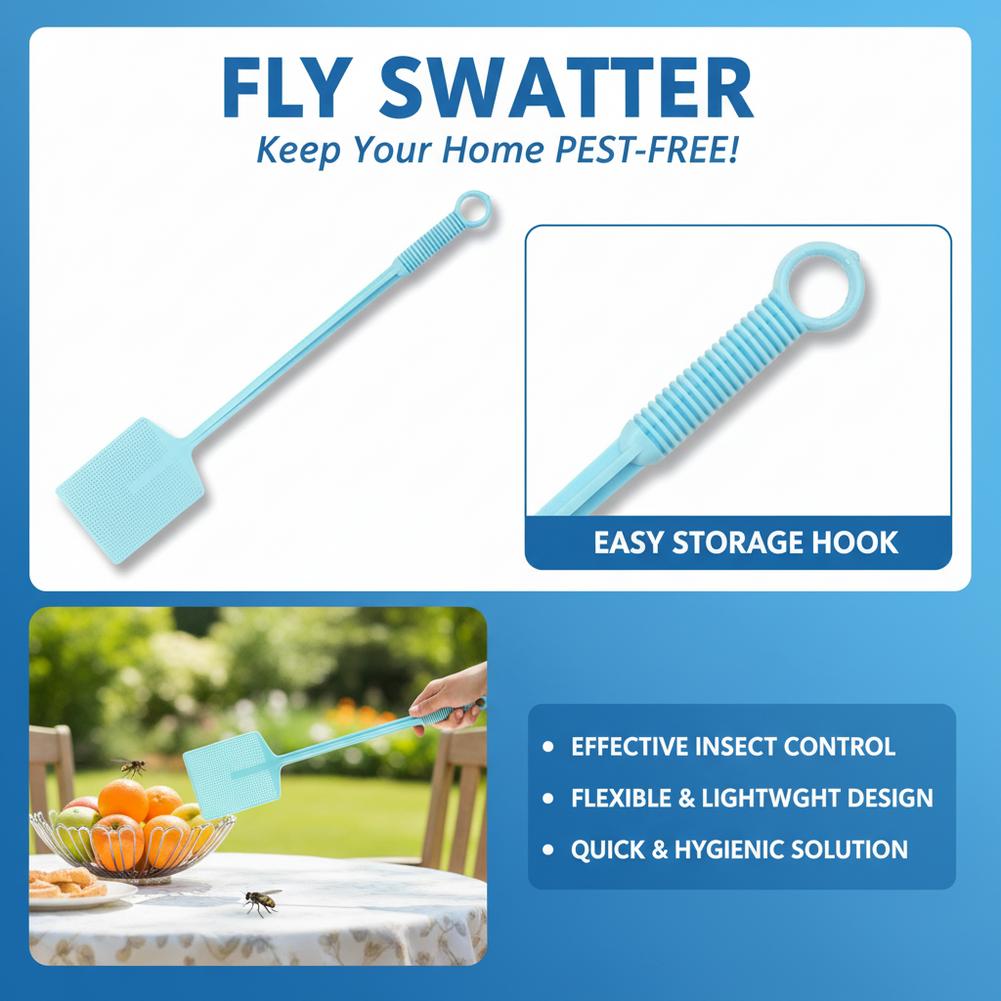 Fly Swatter with Long Handle M - Outdoor Hunting Kitchen ulasan dan harga