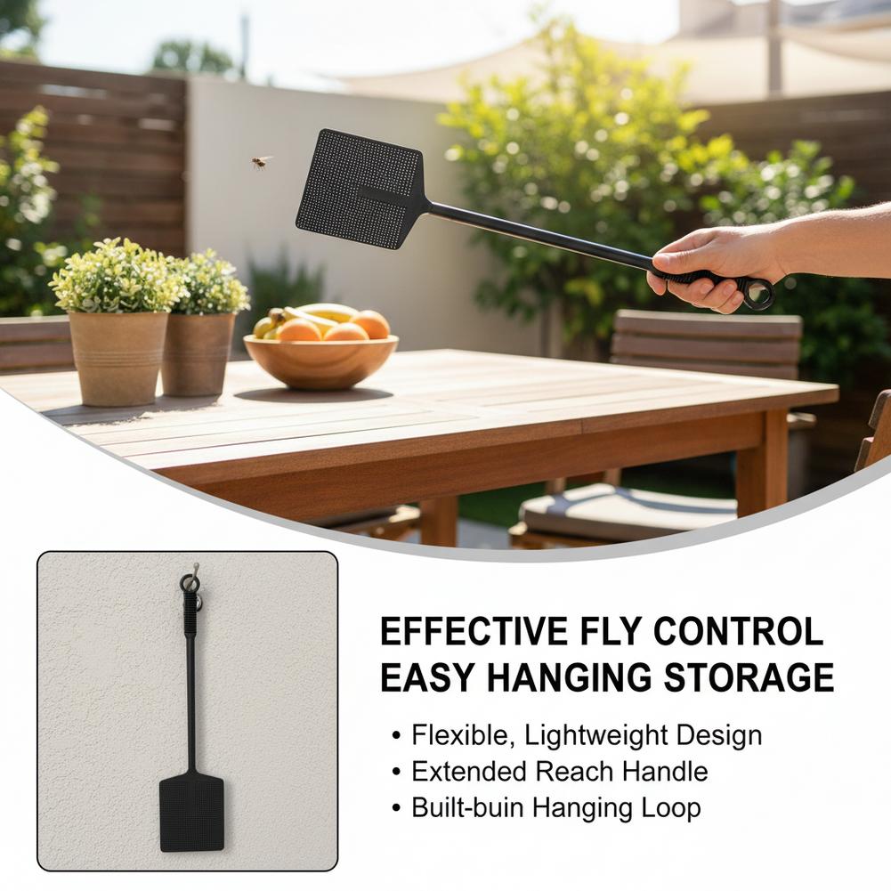 Fly Swatter with Long Handle M - Outdoor Hunting Kitchen ulasan dan harga